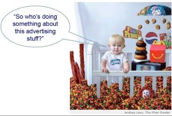 baby wants something done about advertising